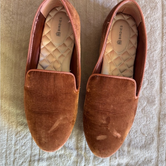 Birdies Women's Velvet Loafers - Rose Gold size 9 - Picture 3 of 15